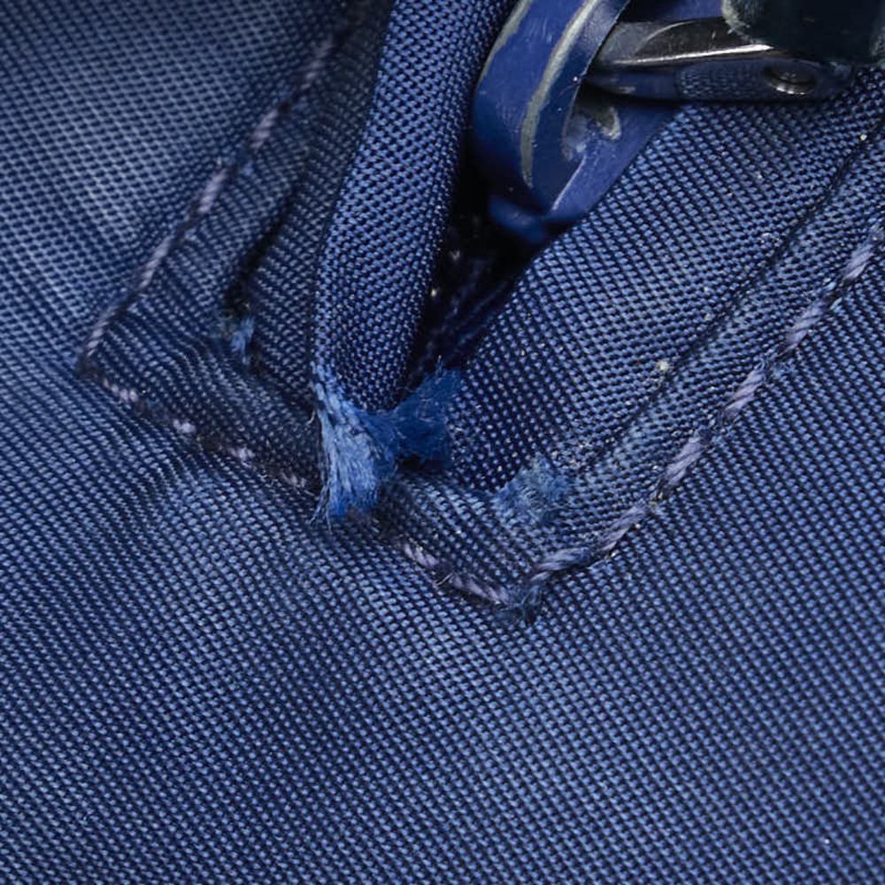 Prada Triangular Logo Backpack Blue - image 4